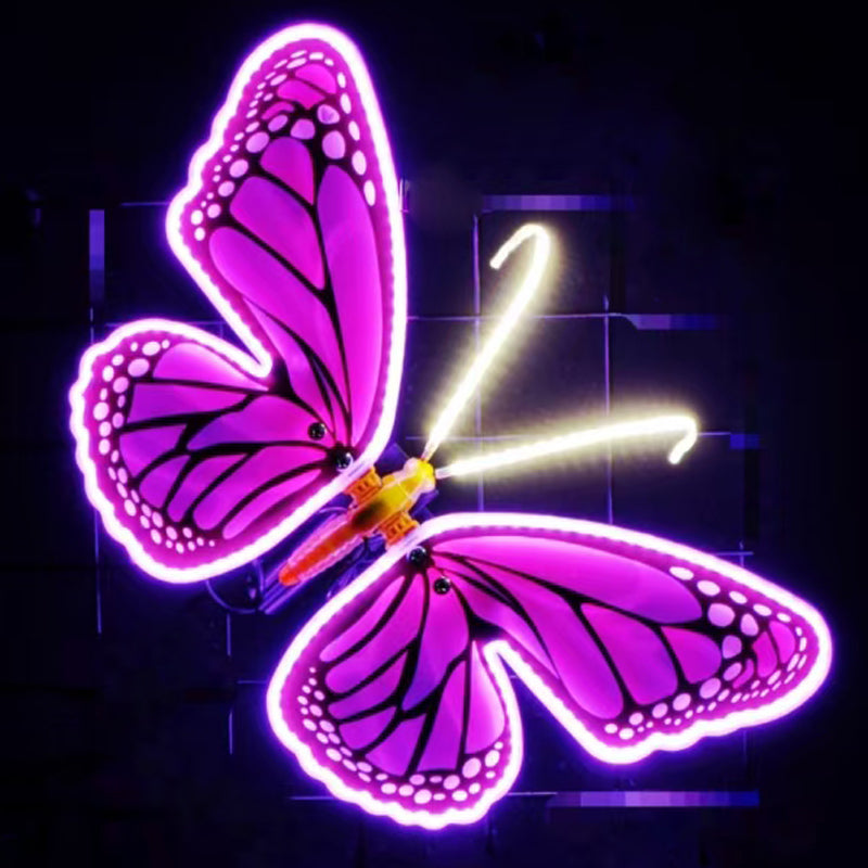 3D LED Butterflies Decorations Lights with Movement Scenic Garden Dynamic Wings