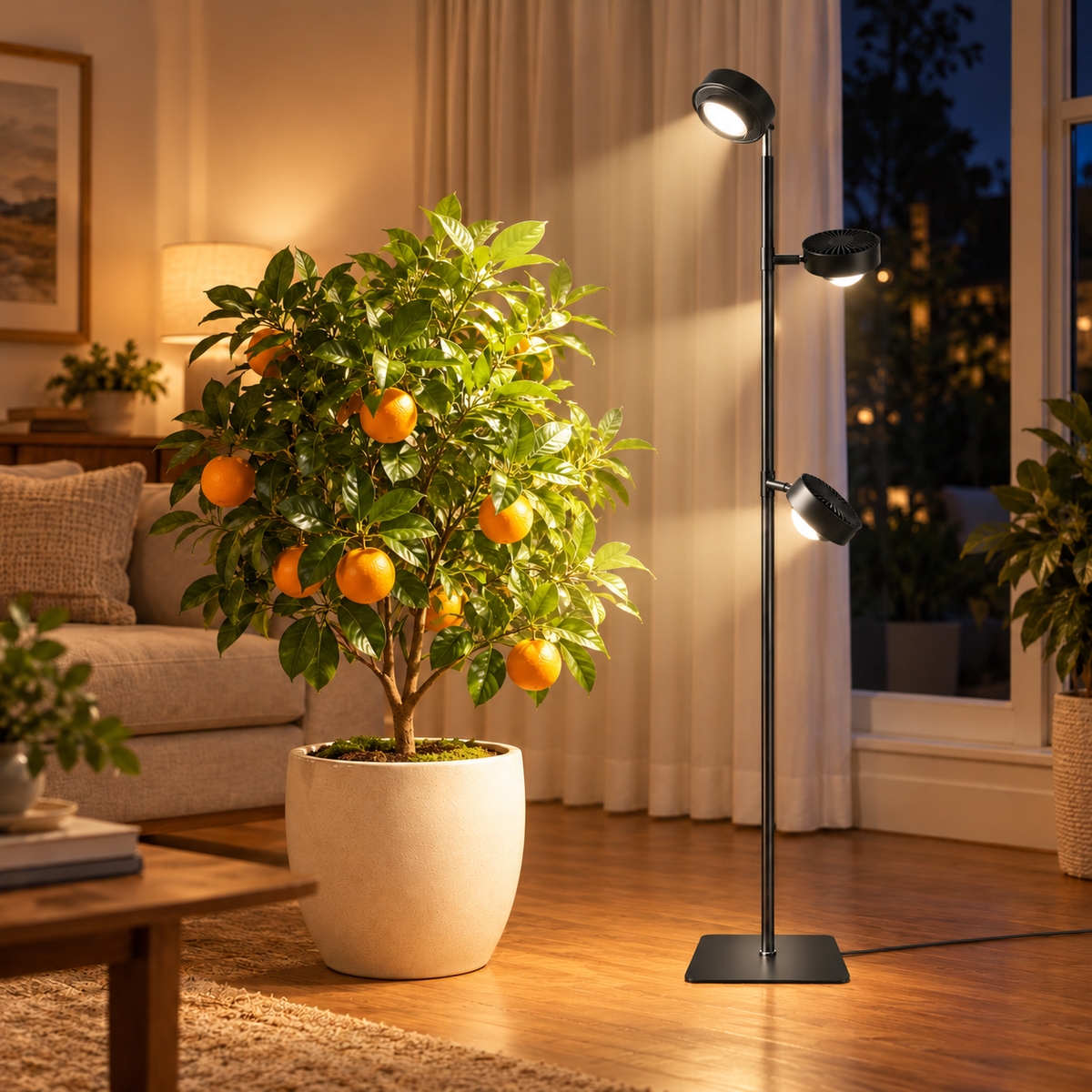 Smart App Floor Grow Light Full Spectrum for Indoor Plants