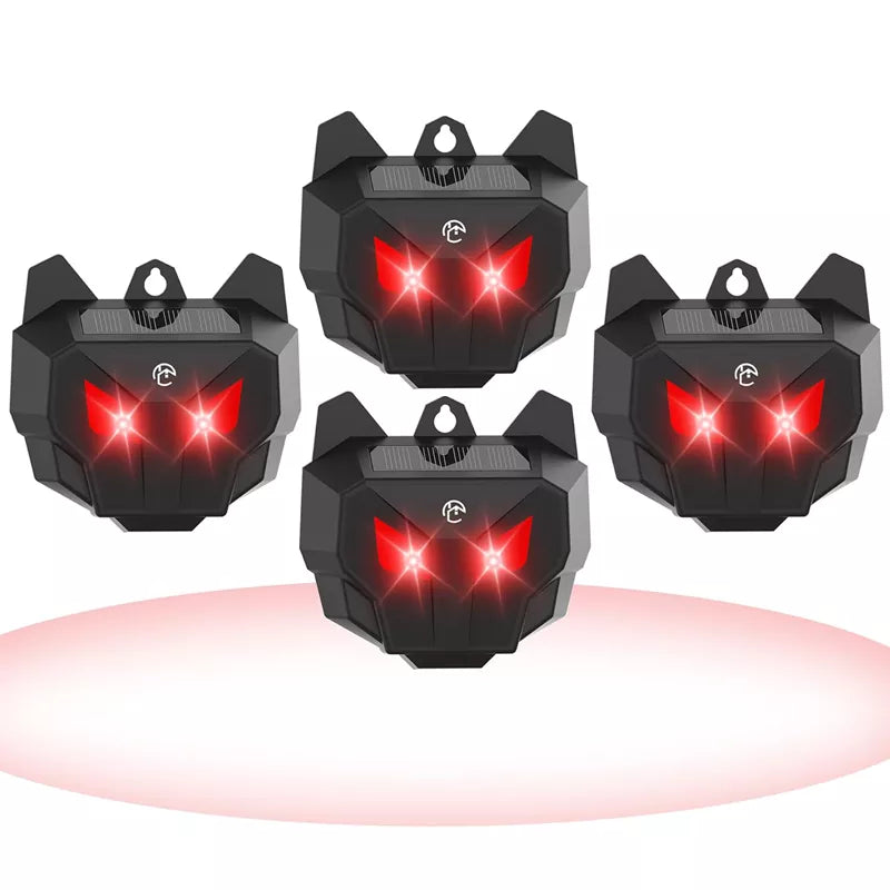 Solar Nocturnal Animal Repeller Predator Control Light (4 packs)