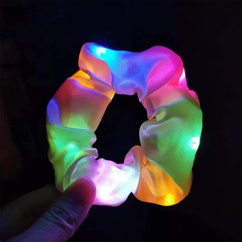 LED Light-Up Handmade Jumbo Bow-Knot Hair Clips