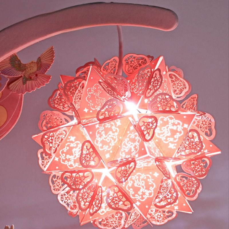 DIY Jungle Deer Paper Carving Lamp Assembly Night Light Bedside Ornaments - ktvhomes