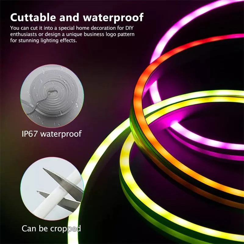 DIY Neon LED IP65 Light Strip - ktvhomes