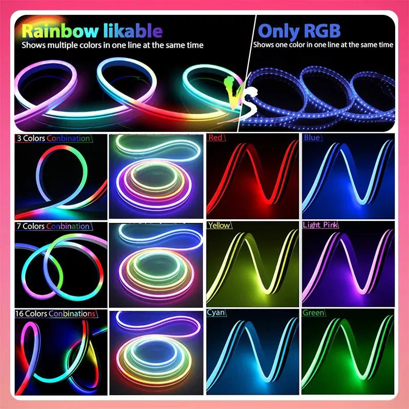 DIY Neon LED IP65 Light Strip - ktvhomes