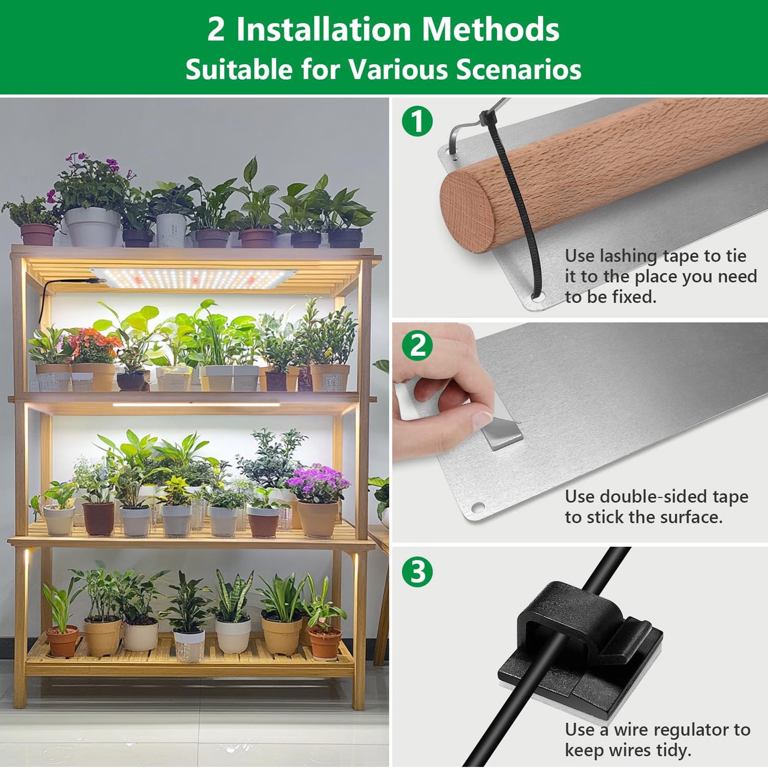 552 LED Full Spectrum Plant Light Panel for Growing Indoor Plants