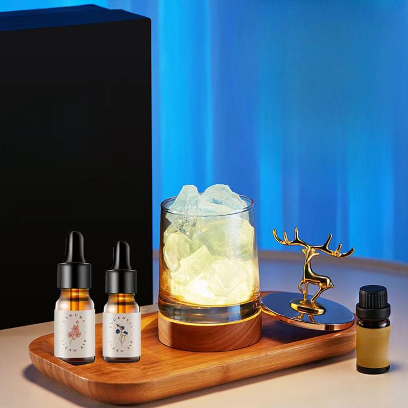 Essential Oil LED Night Light Bedroom Bedside Sleeping Table Lamp - ktvhomes