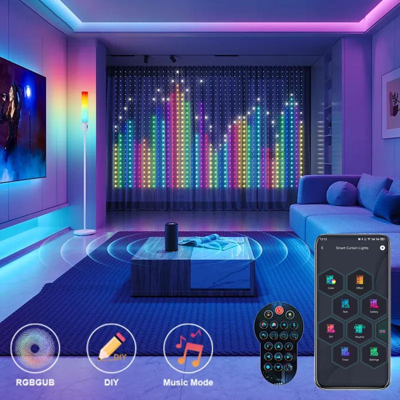 IP65 Smart APP LED Decorative Light-DIY Text/Animation - ktvhomes