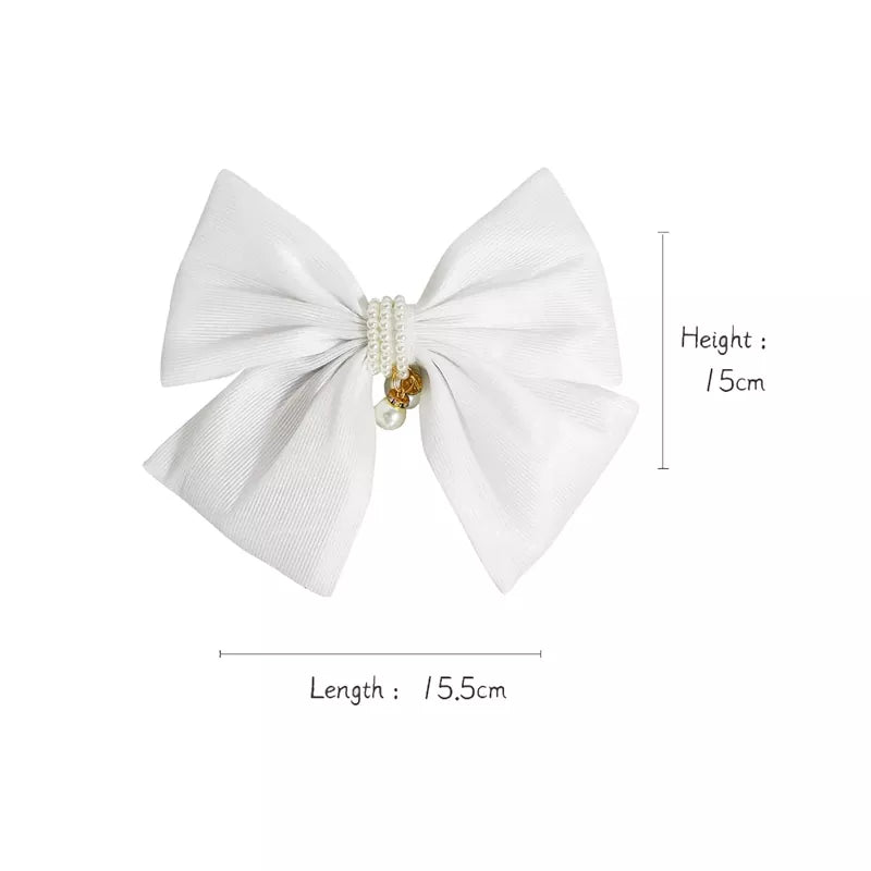 LED Light-Up Handmade Jumbo Bow-Knot Hair Clips