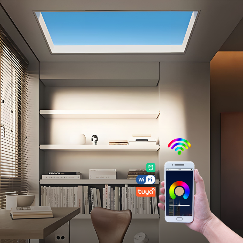 APP smart clear sky light-simulate whole day light