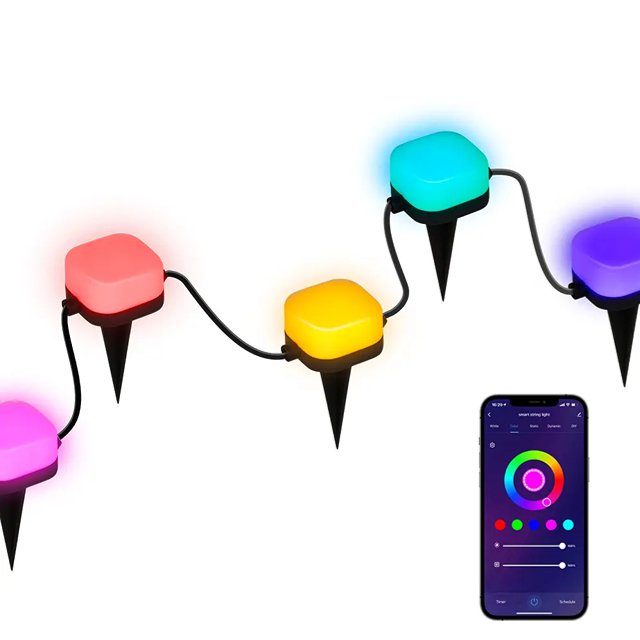 RGBW Music Sync Outdoor Ground Lights App Control IP65 - ktvhomes