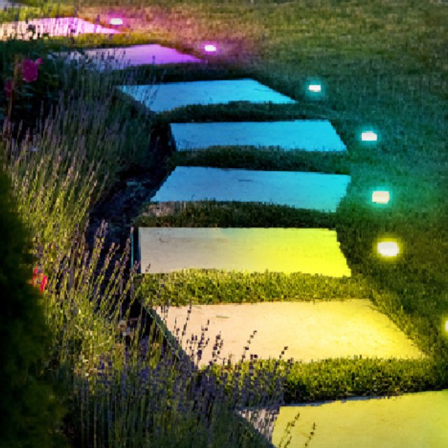 RGBW Music Sync Outdoor Ground Lights App Control IP65 - ktvhomes