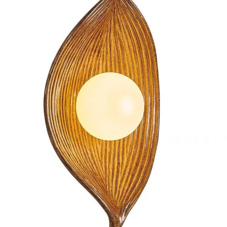 Shell Leaf Resin LED Wall Lamps - ktvhomes