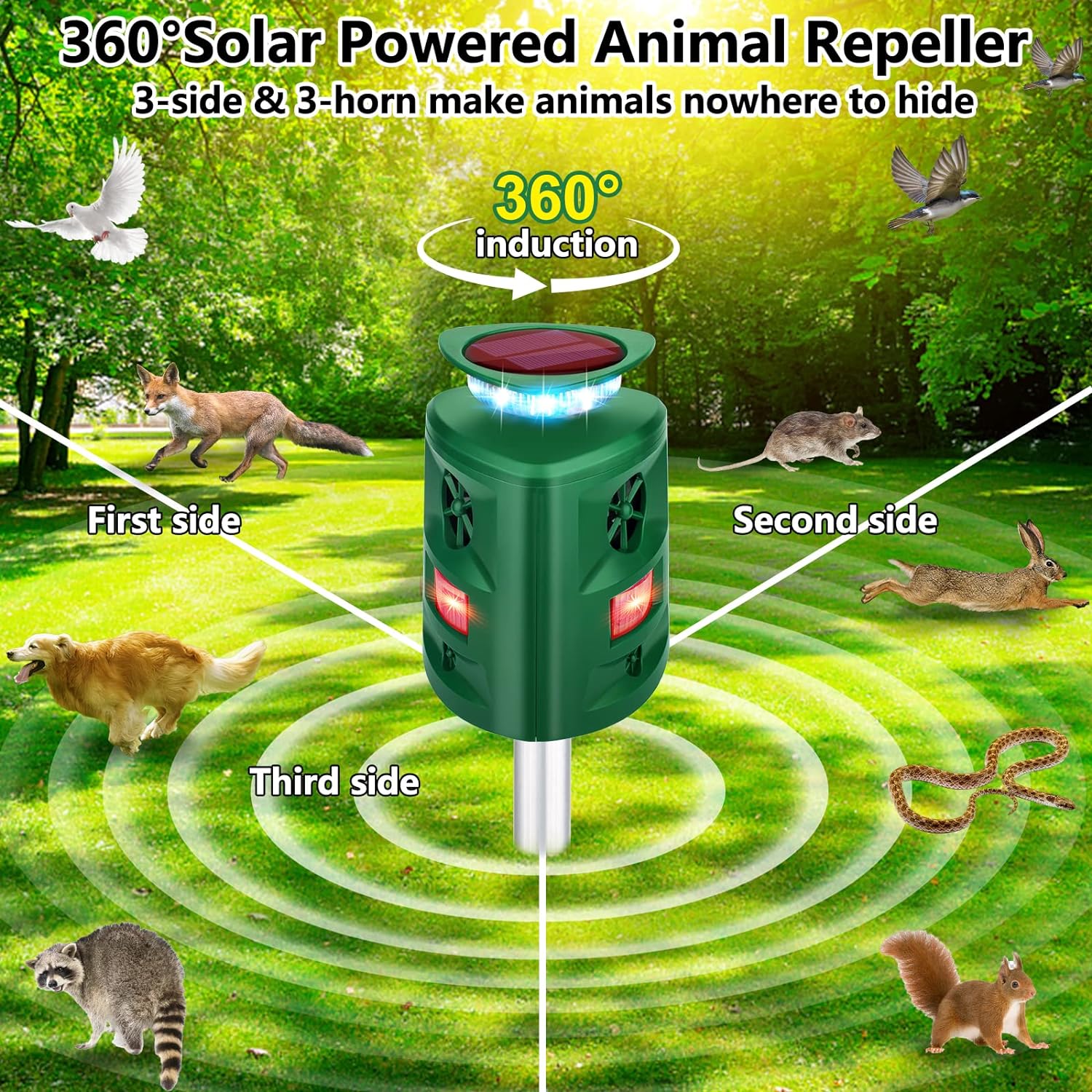 Solar Animal Repeller - ktvhomes