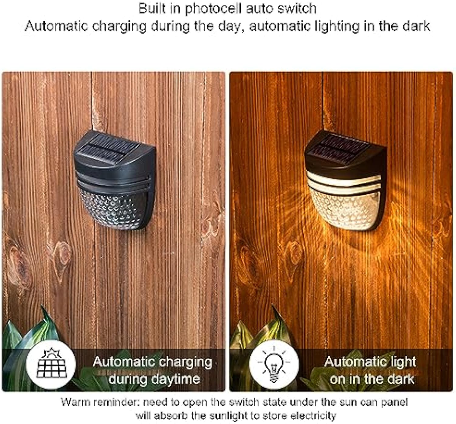 Solar Garden Lights for Courtyard Balcony Terrace Villa Waterproof - ktvhomes