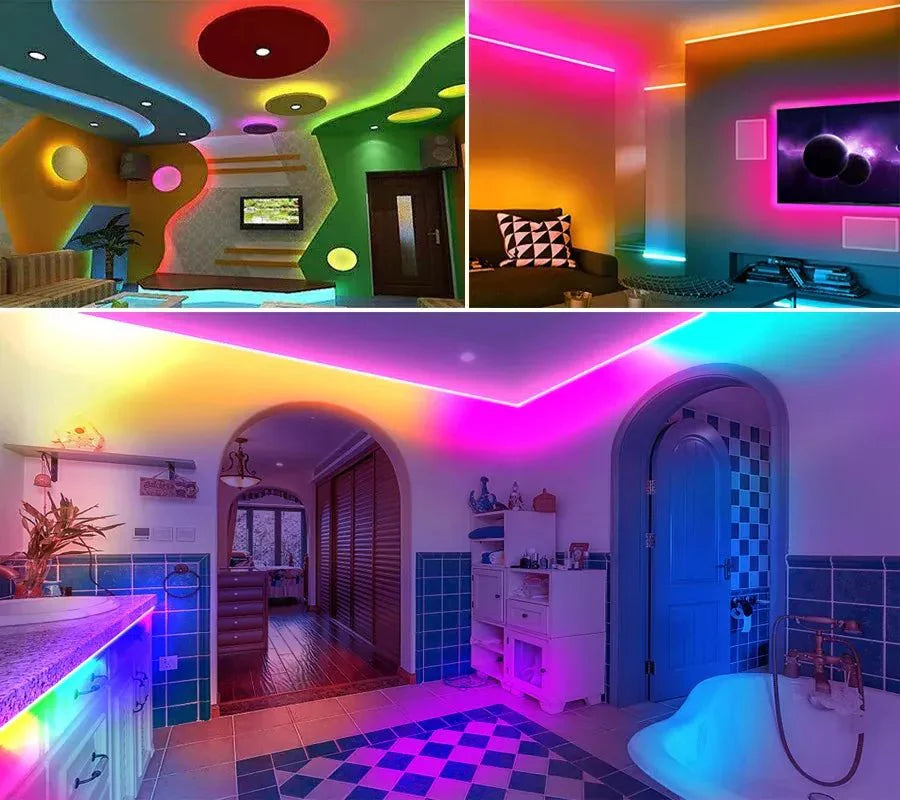 WIFI 5050 RGB Bluetooth LED Light Strip - ktvhomes