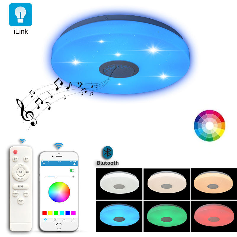 16 inch Smart Recessed Lights Wifi App Control Music Rhythm 16 Colors