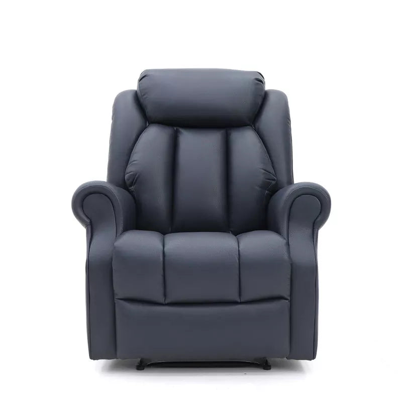 Modern Lazy Boy Fabric Manual Recliner Chair Sofa with Rocking and Swivel