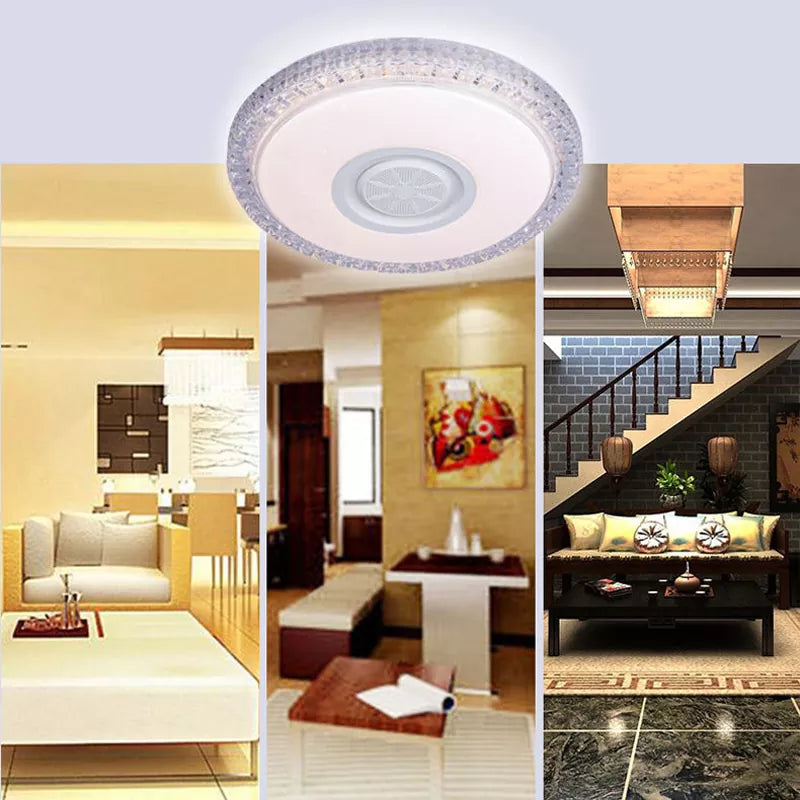 Dimmable LED Recessed Ceiling Lights  Bluetooth RGB App Control Music