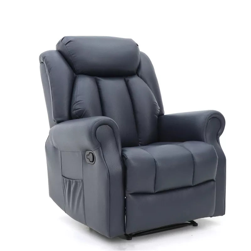 Modern Lazy Boy Fabric Manual Recliner Chair Sofa with Rocking and Swivel