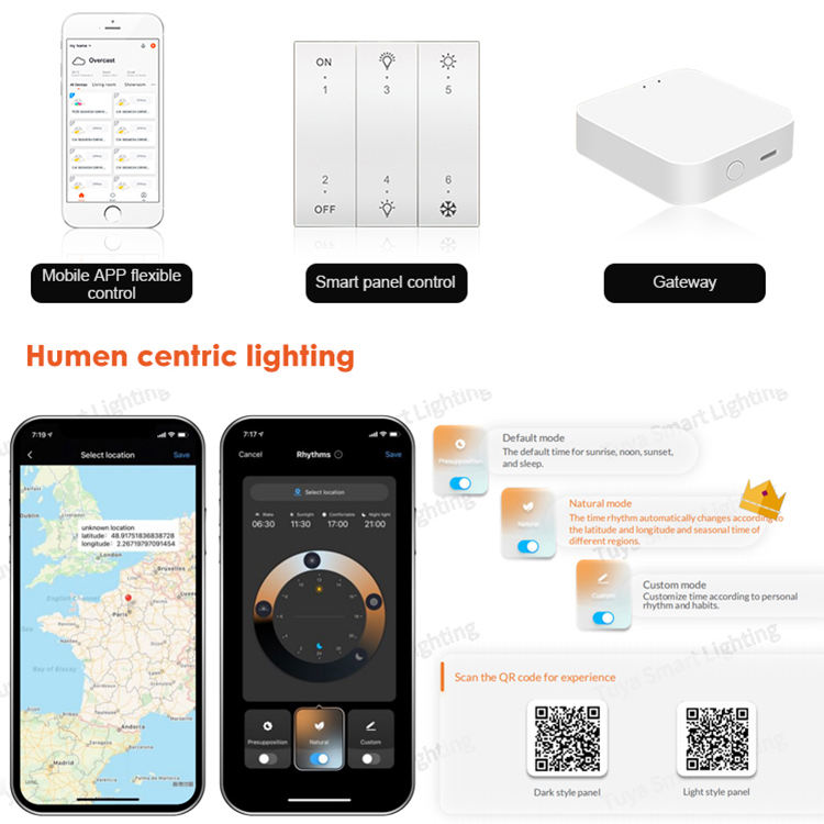 LED Embedded Downlight RGB Full Color Remote Control Bluetooth