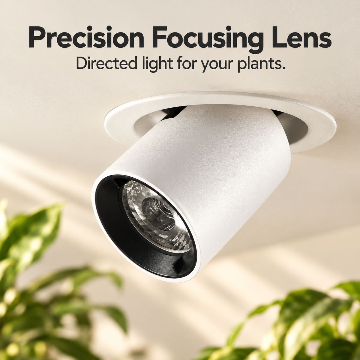 Full Spectrum Adjustable Embedded Grow Light for Indoor Plants