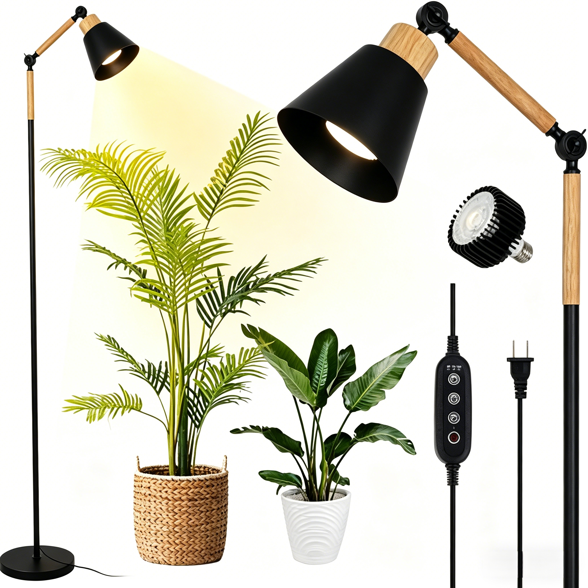 Plant Lights for Indoor Growing with 20W COB Grow Light Blub
