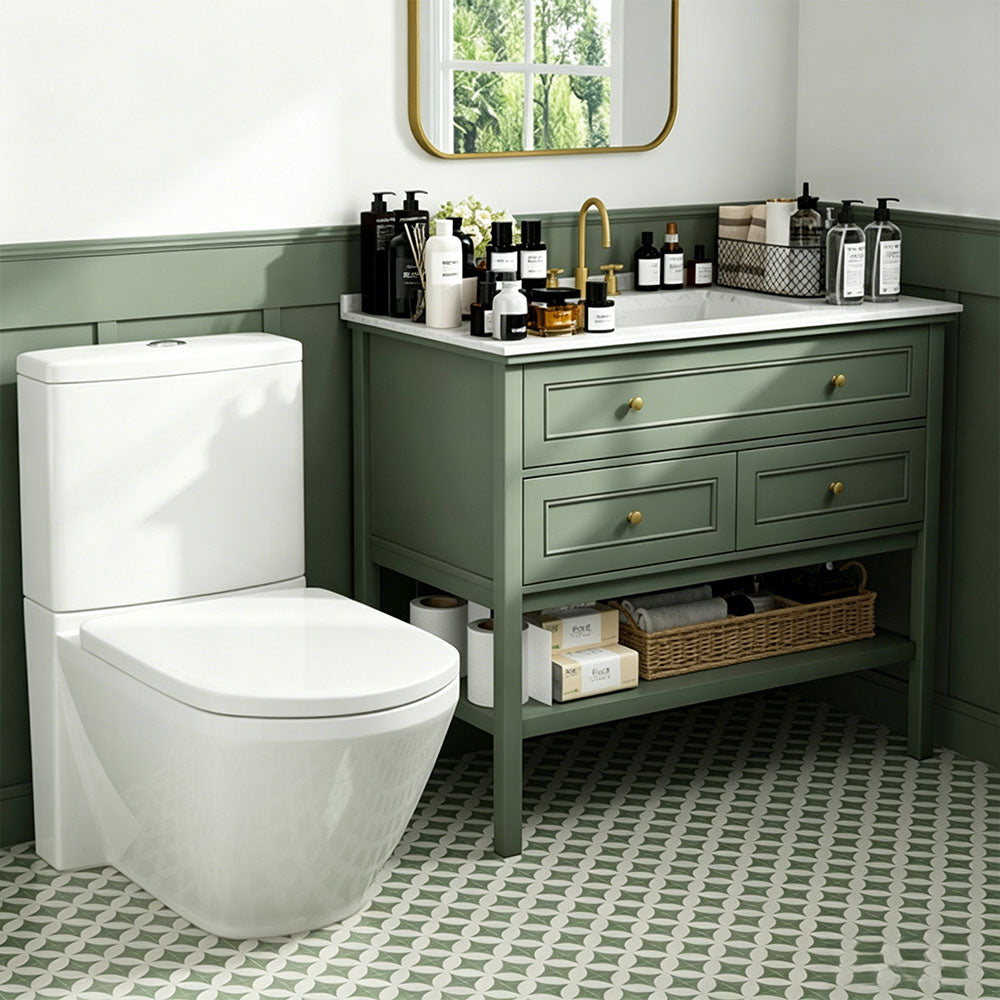 8-Tier Over The Toilet Storage with Side Rack