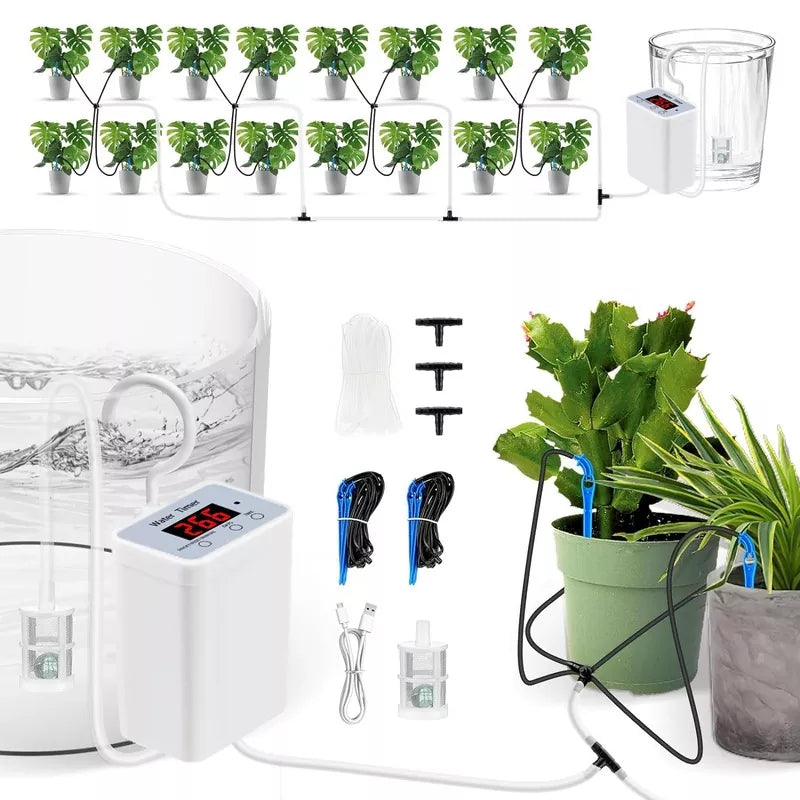 self watering systems for potted plants Self Watering System for Indoor Houseplants 16 Potted
