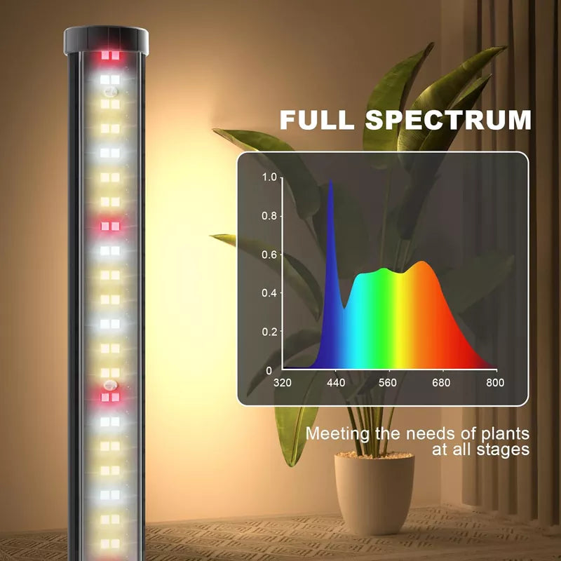 LED Grow Light for Indoor Plants with Timer and 10 Level Dimmable