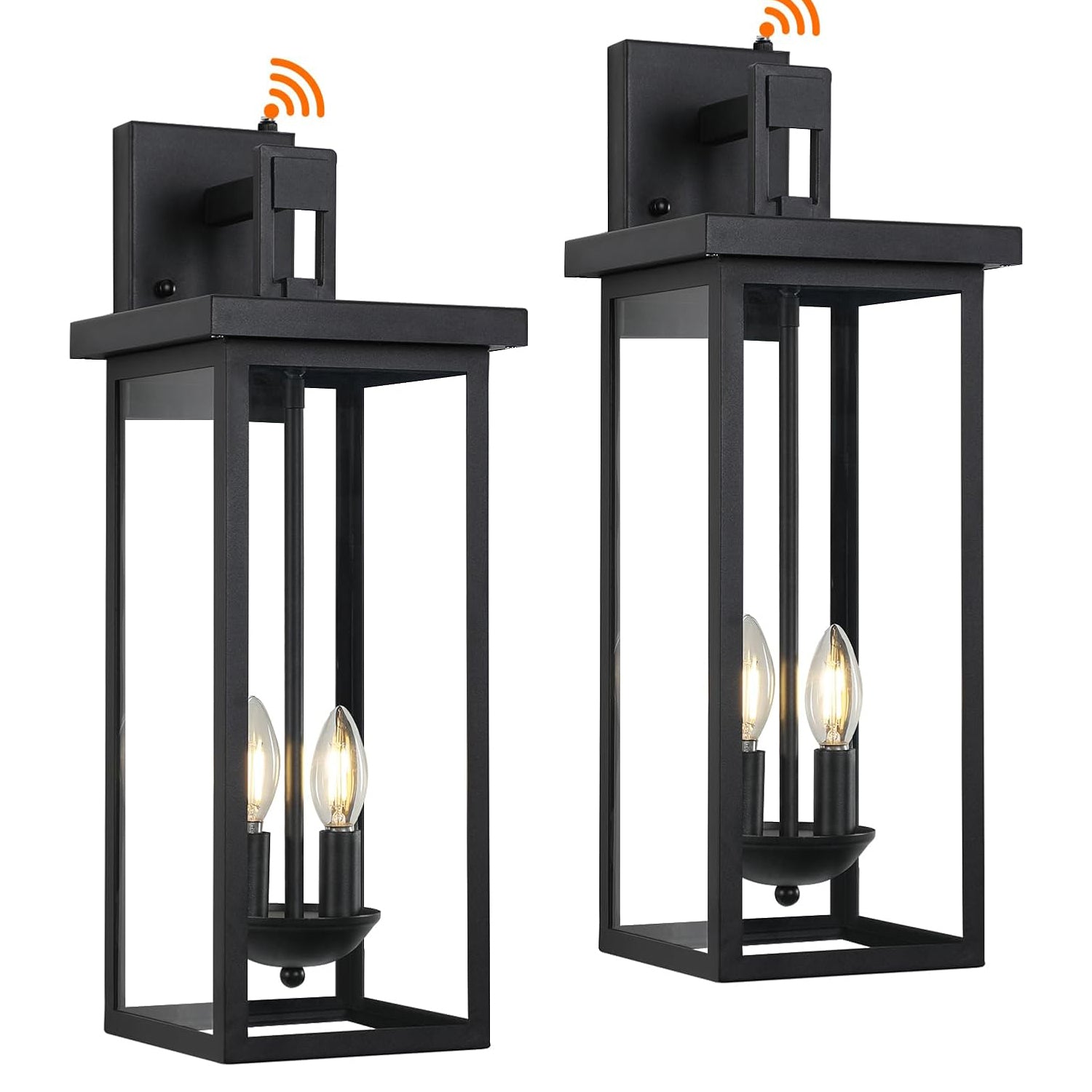 22 Inch Large Outdoor Wall Lights Dusk to Dawn Exterior Lighting