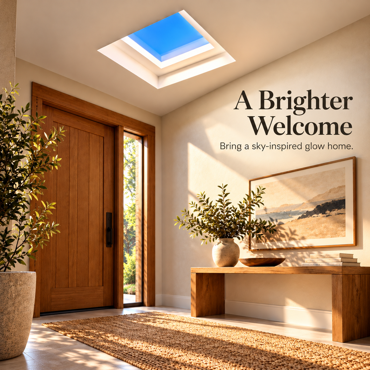 LED Artificial Skylight Smart Home Wifi Control Ceiling Lamp