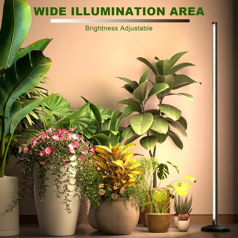 LED Grow Light for Indoor Plants with Timer and 10 Level Dimmable