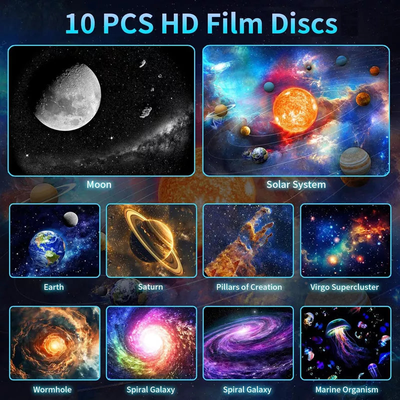 2025 Upgraded Planetarium Galaxy Ceiling Projector for Bedroom with HD