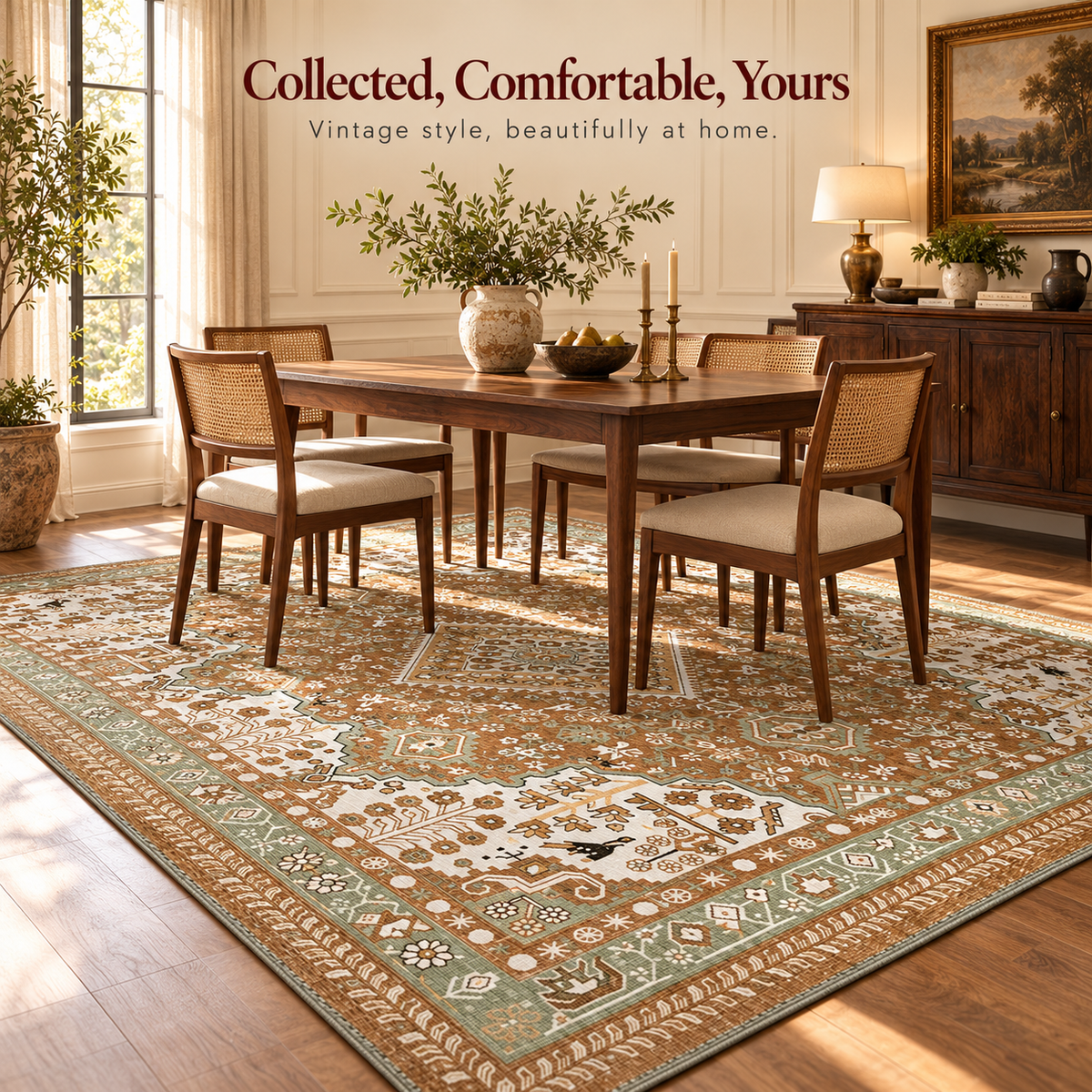 Vintage Persian Rugs for Living Rooms & Bedrooms - C1