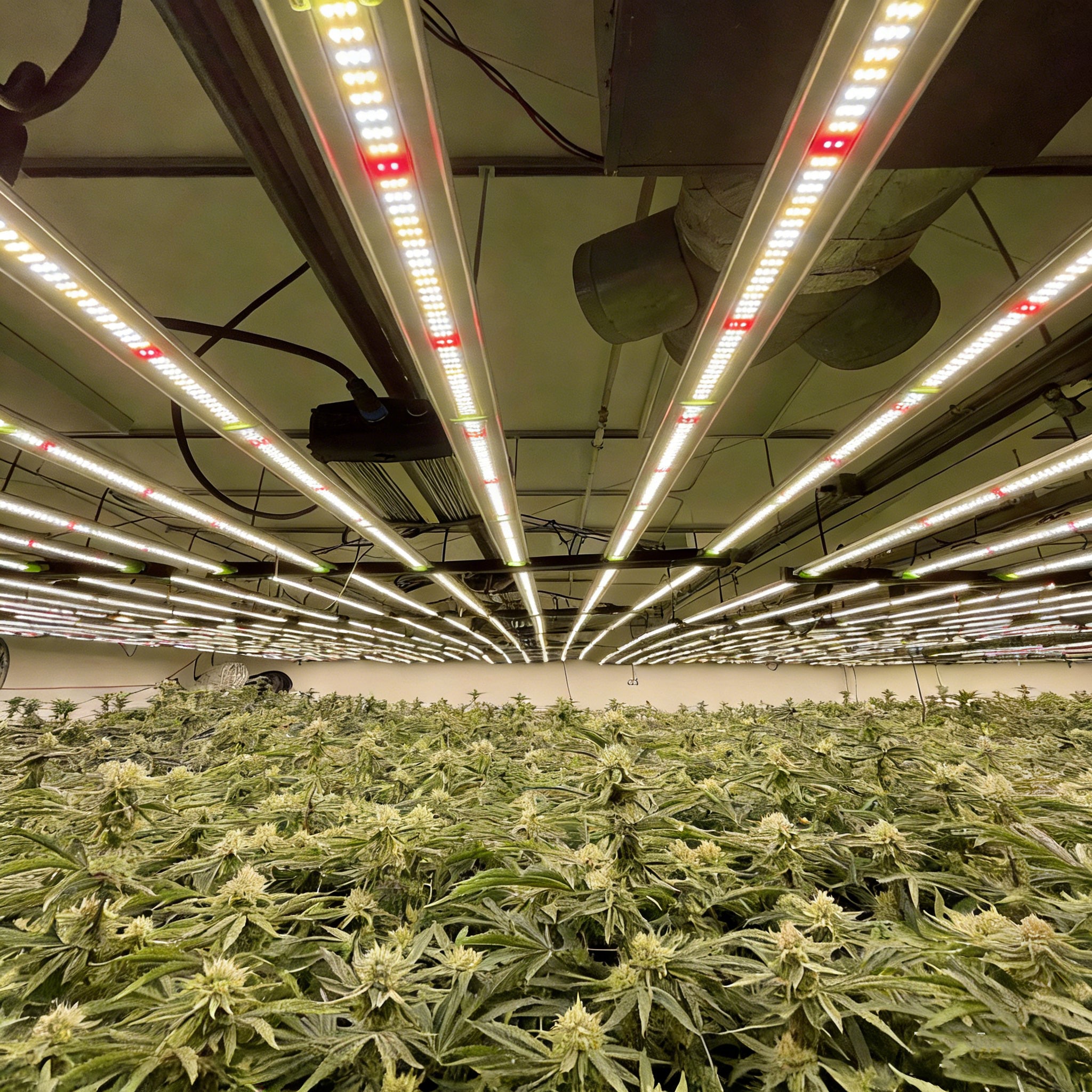 Full Spectrum Grow Light Daisy Chain Vertical Farming 645W 4*4 ft