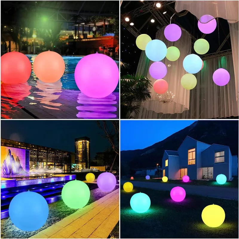 4 Pack Solar Floating Pool Lights Inflatable Waterproof IP68