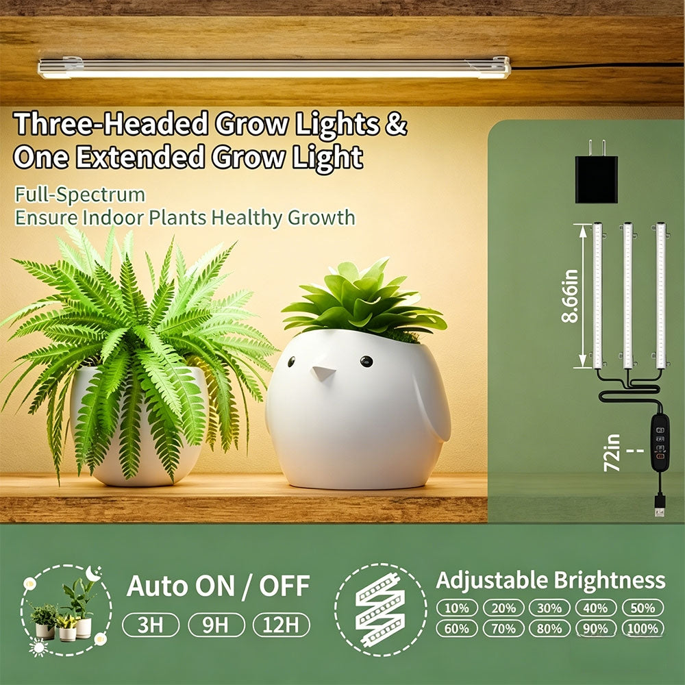 8 Tiered 64" Tall Indoor Plant Shelves for Multiple Plants
