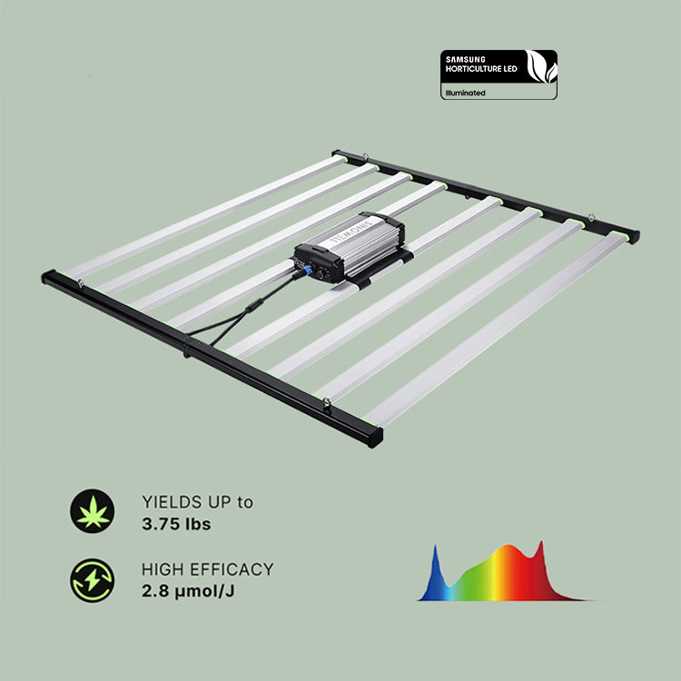 Full Spectrum Grow Light Daisy Chain Vertical Farming 645W 4*4 ft