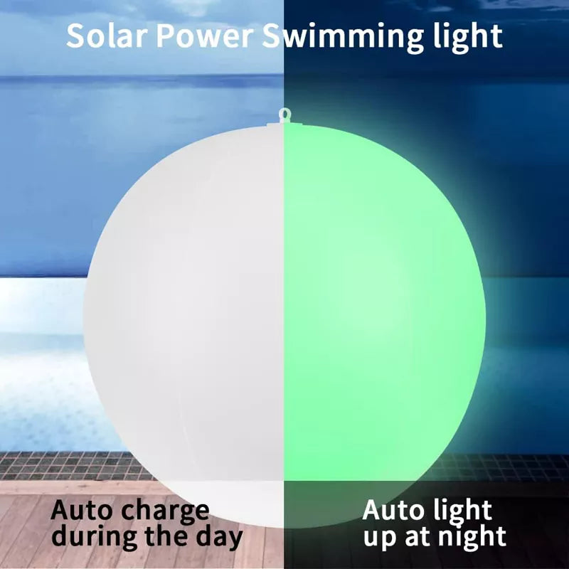 4 Pack Solar Floating Pool Lights Inflatable Waterproof IP68