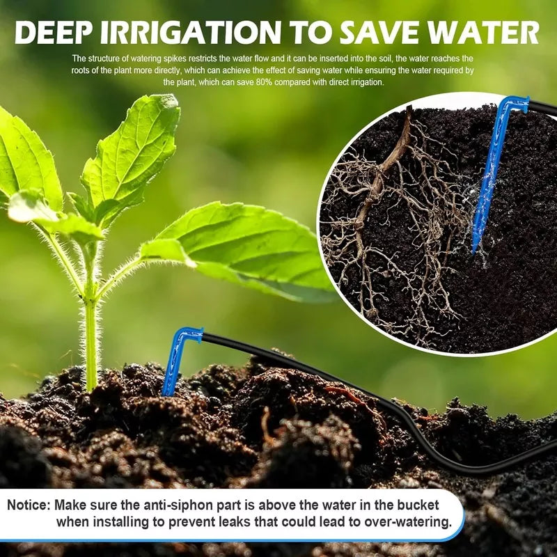 Solar Automatic Drip Irrigation System for 15 Potted Plants with Humidity Detection