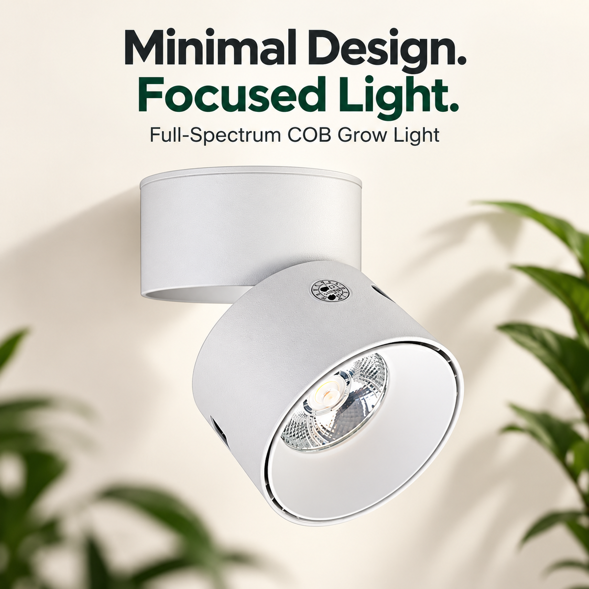 Full Spectrum Foldable Plant Grow Light Adjustable Ceiling Spotlight - G2