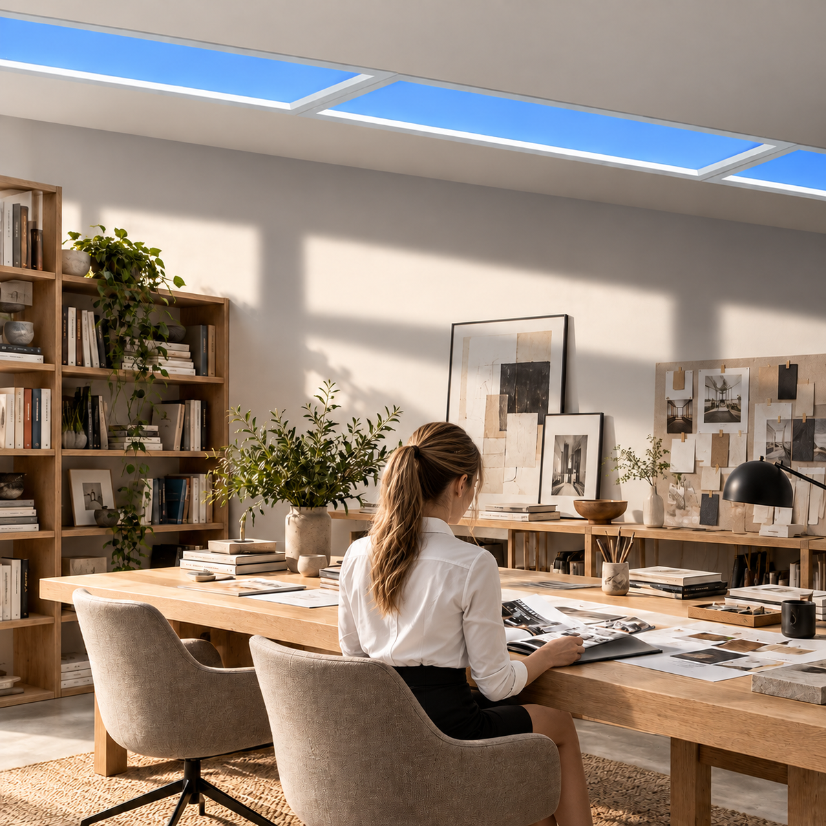 APP smart clear sky light-simulate whole day light