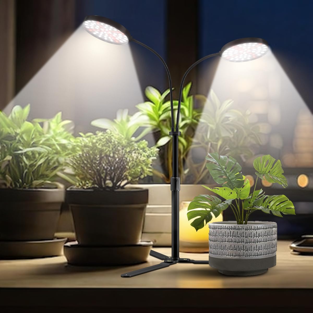6000K Full Spectrum LED Desk Lamp with Dimmable & Timer