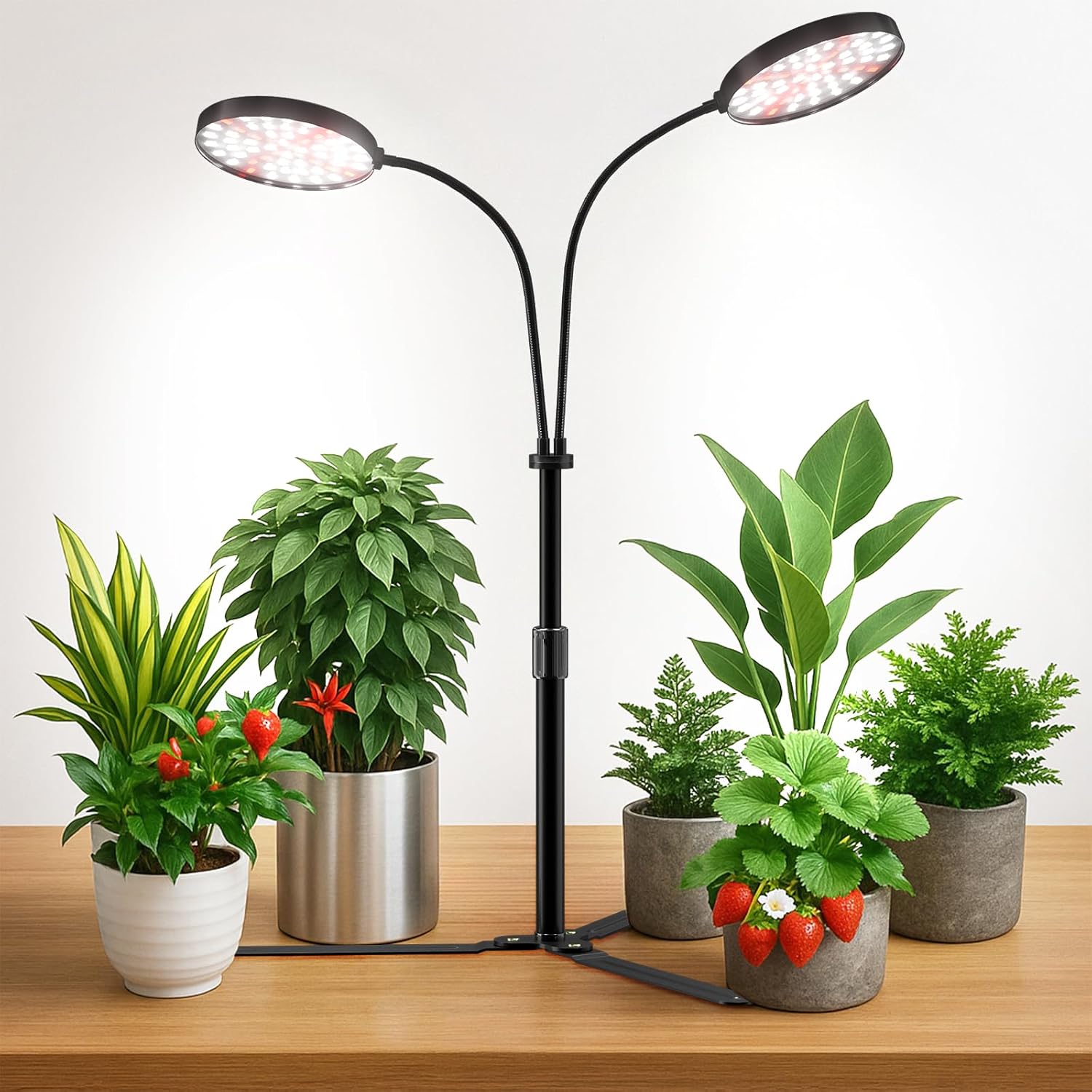 6000K Full Spectrum LED Desk Lamp with Dimmable & Timer
