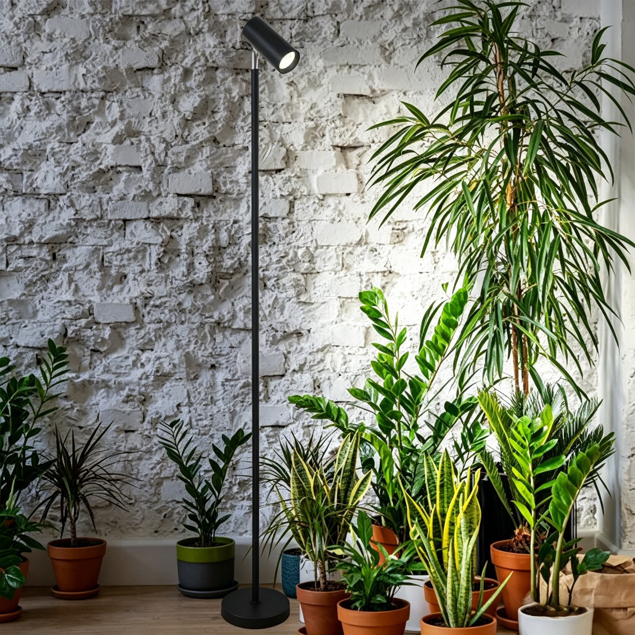 Led Growth Floor Lamp for Large Plant Seedling(6 Level Height)