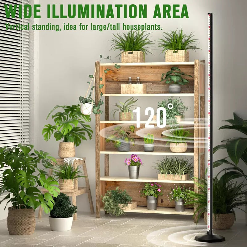 standing grow lights for indoor plants LED Grow Light for Indoor Plants with Timer and 10 Level Dimmable-A1