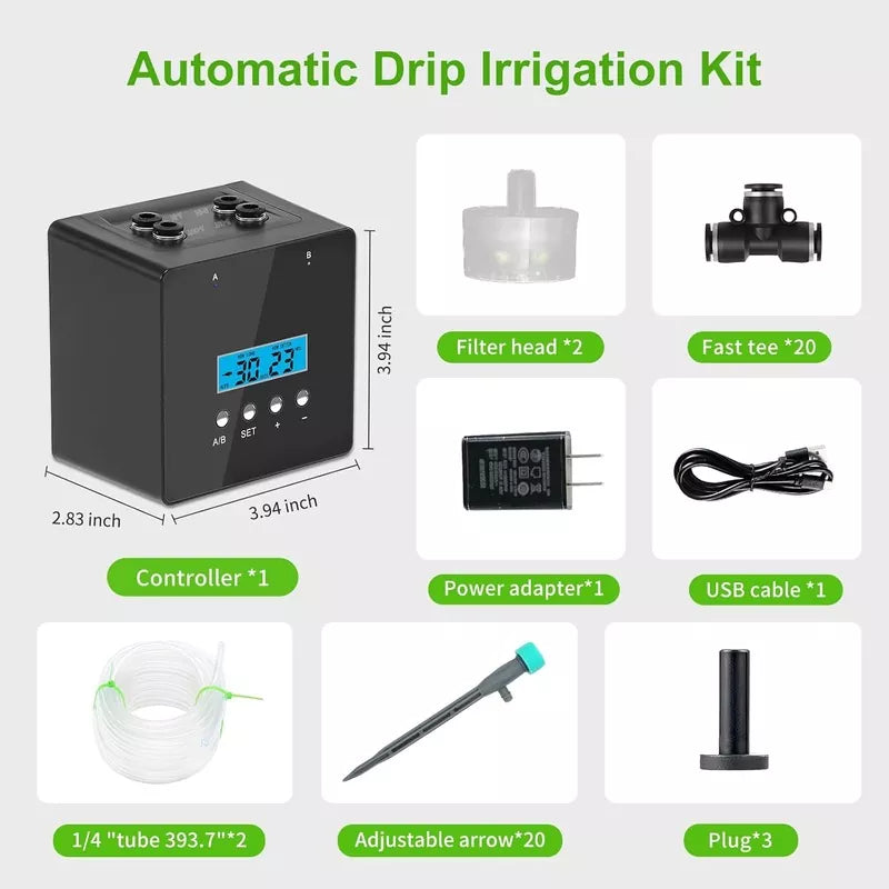 Indoor Plant Watering Device, Automatic Drip Irrigation Kit for 20 Potted Plants