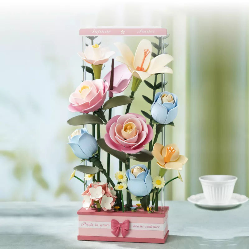 Handmade DIY Assembled Rose Bouquet