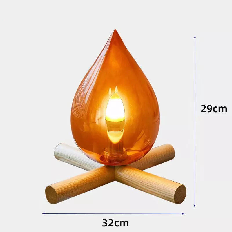 Flame Table Lamp