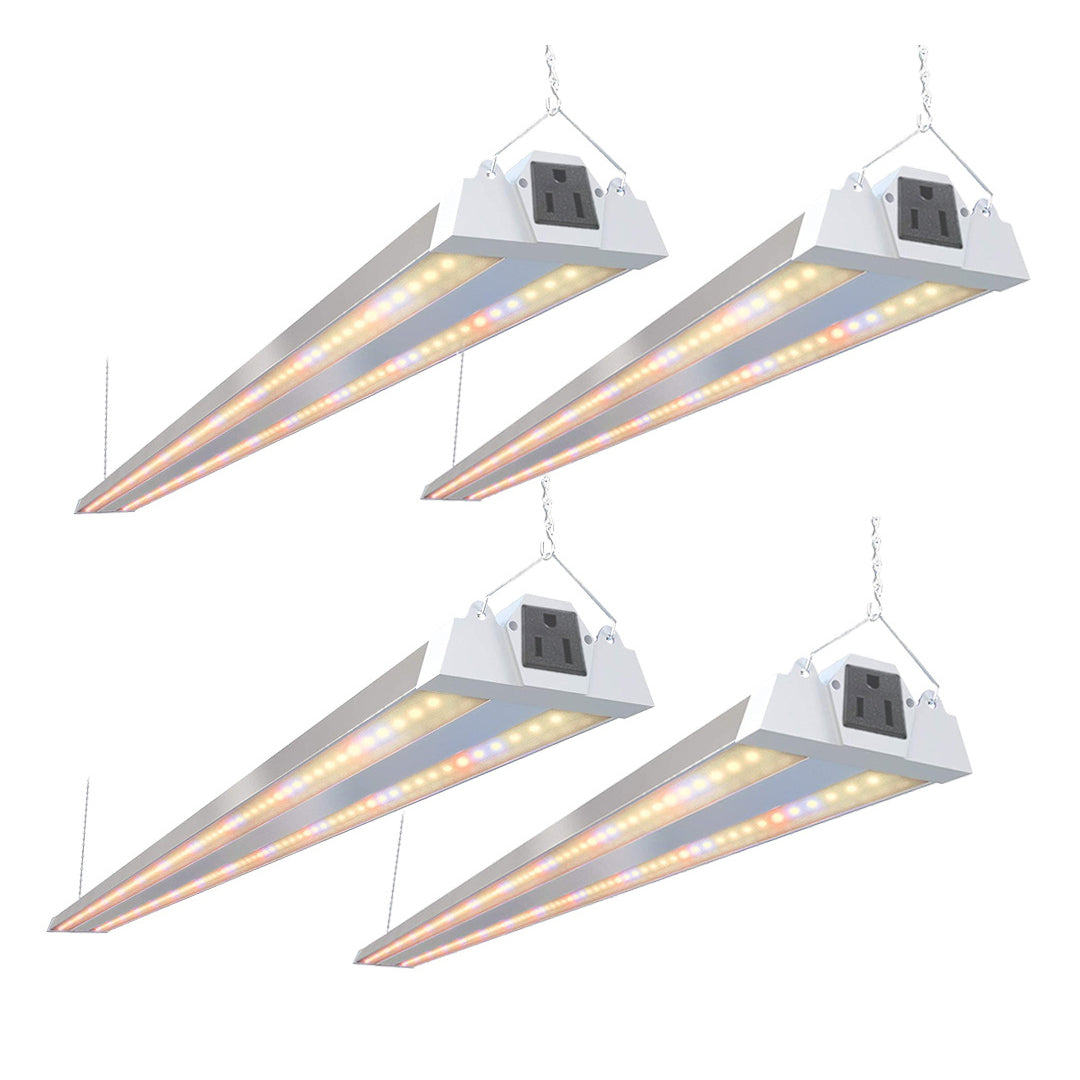 New Natural Light LED Greenhouse Plant Light Full Spectrum 4 Packs