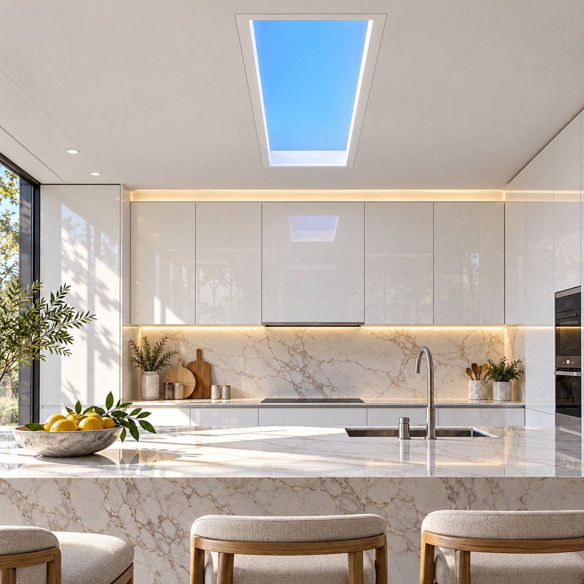 LED Artificial Skylight Smart Home Wifi Control Ceiling Lamp